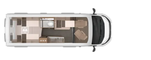 Nachtgrundriss Knaus BoxLife 630 ME Nachtgrundriss Knaus BoxLife 630 ME