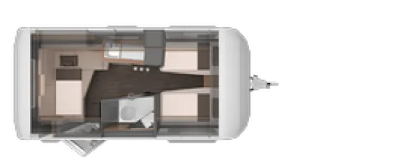 Nachtgrundriss Knaus Azur 460 EU