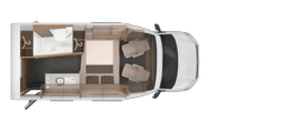 Nachtgrundriss Knaus Tourer VAN 500 LT