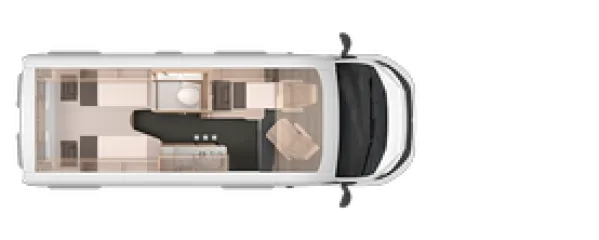 Nachtgrundriss Knaus BoxStar 600 Lifetime