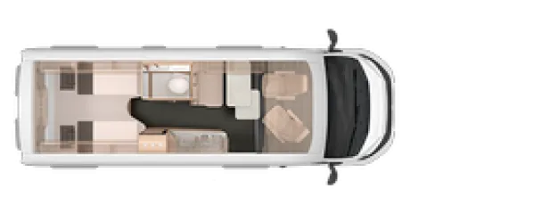 Tagesgrundriss Knaus BoxStar 630 Freeway