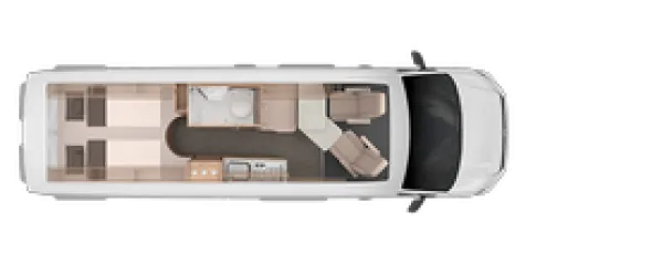 Tagesgrundriss Knaus BoxDrive 680 ME