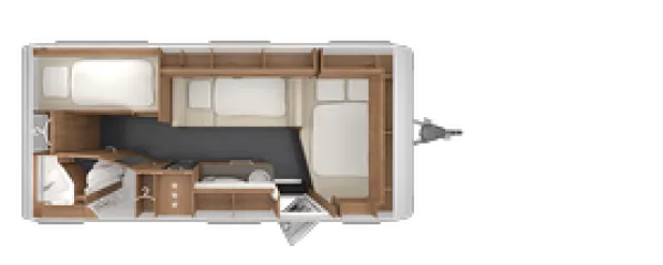 Nachtgrundriss Tabbert Da Vinci 500 KD