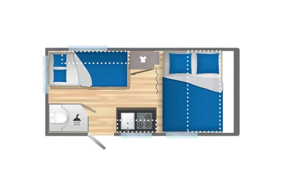 Nachtgrundriss Caravelair Alba 390