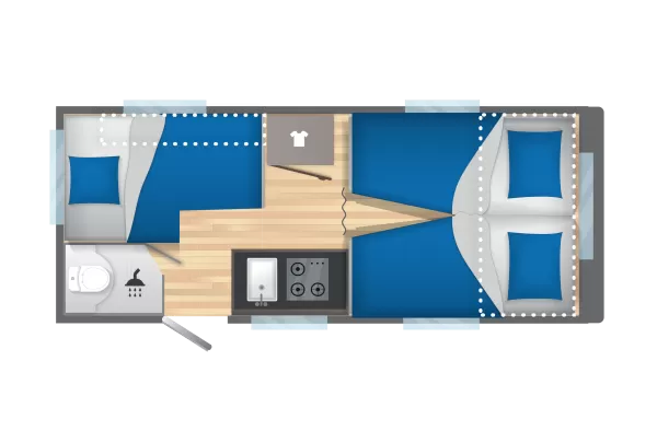 Nachtgrundriss Caravelair Alba 472