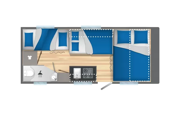 Nachtgrundriss Caravelair Alba 496