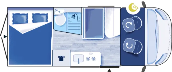 Nachtgrundriss Challenger Van V114 Start Edition Nachtgrundriss Challenger Van V114 Start Edition