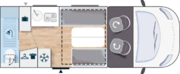 Tagesgrundriss Challenger X 150 Open Edition Tagesgrundriss Challenger X 150 Open Edition