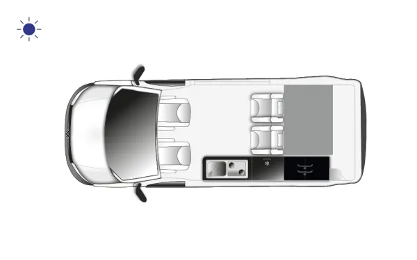 Tagesgrundriss Westfalia Kepler Six