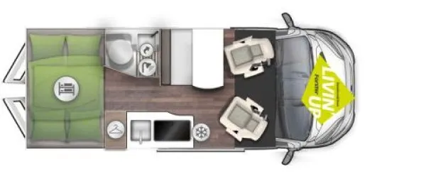 Tagesgrundriss Forster V 599 VBL Livin' Up Tagesgrundriss Forster V 599 VBL Livin' Up