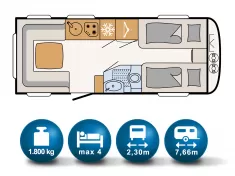 Bild 2 Dethleffs CAMPER 510 ER