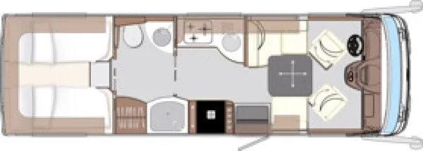 Tagesgrundriss Concorde Carver 790 L