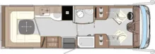 Grundriss Tag Concorde Carver 791 RL E&P*Gastank*LTE*Schwingsitze