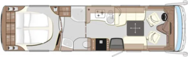 Tagesgrundriss Concorde Liner 995 GI