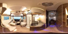 360° Innenansicht Laika Ecovip H 3109 Markise/TV/SAT/Automatik