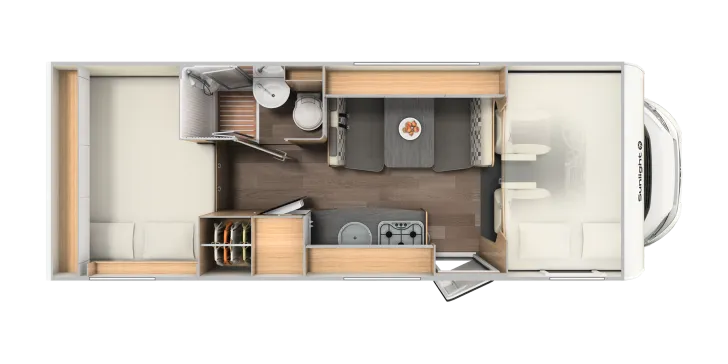 Grundriss Tag Sunlight A 70 Markise