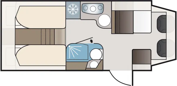 Tagesgrundriss Kabe Novum 750 LGB Heavy Tagesgrundriss Kabe Novum 750 LGB Heavy
