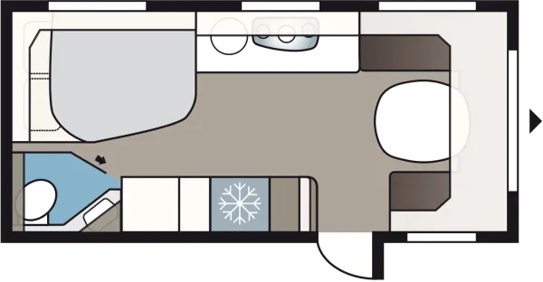 Tagesgrundriss Kabe Estate 520 XL