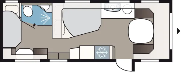 Tagesgrundriss Kabe Estate 660 DGDL