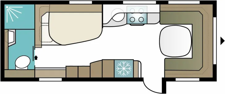 Grundriss Tag Kabe Royal 630 TDL E5