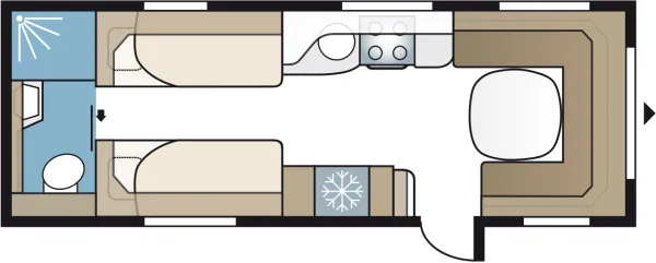 Tagesgrundriss Kabe Royal 740 TDL E2 Tagesgrundriss Kabe Royal 740 TDL E2