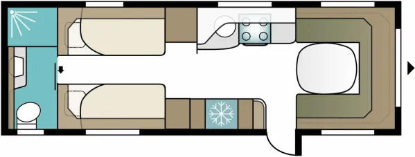 Tagesgrundriss Kabe Royal 780 TDL E2