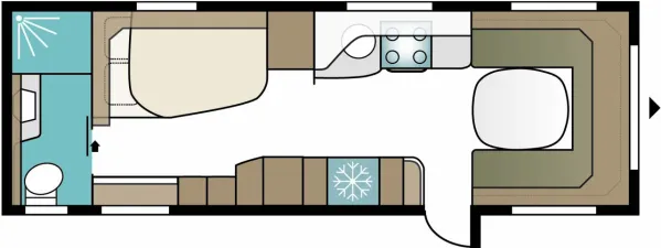 Tagesgrundriss Kabe Royal 780 TDL E5