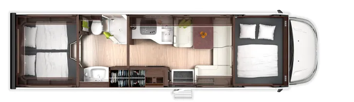 Grundriss Tag Morelo Palace Alkoven 94 L