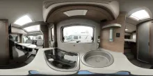 360° Innenansicht Knaus Van TI 640 MEG VANSATION Licht& Assistent,Rahmenfenster