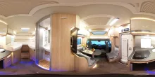 360° Innenansicht Laika Ecovip L 2009 100 CARAVANS MÜSSEN RAUS!
