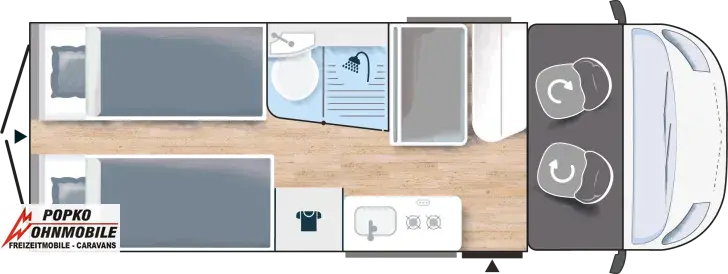 Grundriss Tag Chausson Vans V697 First Line AHK