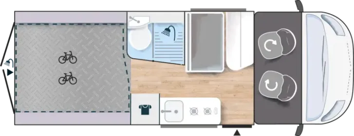 Grundriss Tag Challenger Van V210 Road Edition VIP - sofort verfügbar -