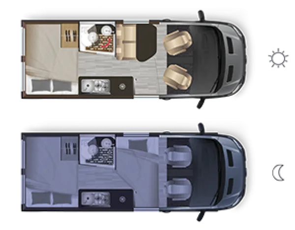 Tagesgrundriss Dreamer Fun D51