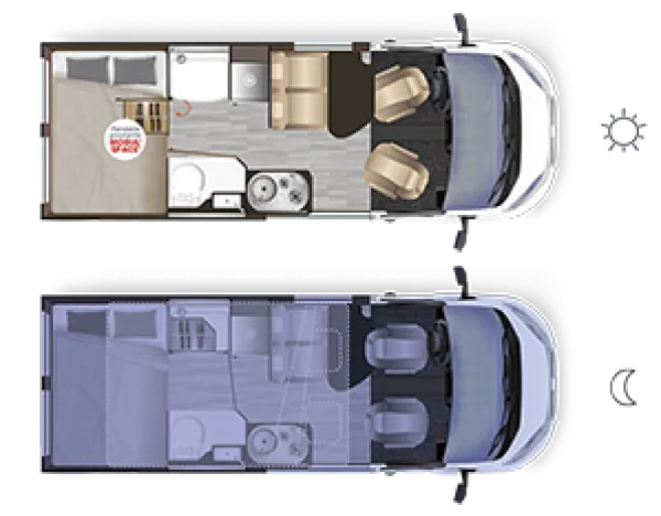 Tagesgrundriss Dreamer Fun D55 up