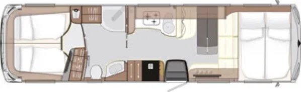 Tagesgrundriss Concorde Cruiser 950 LSA