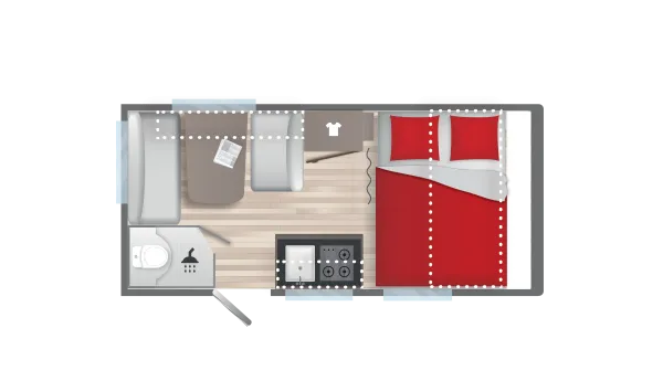 Tagesgrundriss Sterckeman Easy 390CP