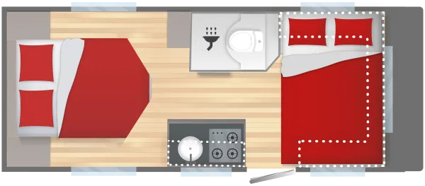 Nachtgrundriss Sterckeman Open Edition 520CP