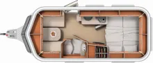 Grundriss Tag Hymer Eriba Touring Troll 530 GT