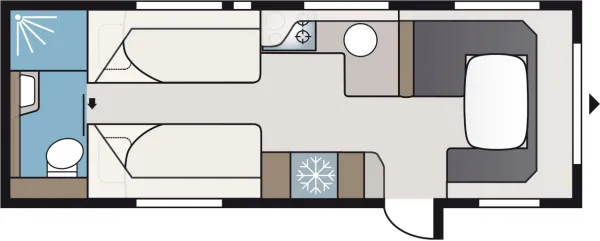 Tagesgrundriss Kabe Imperial 740 CTDL E2 Tagesgrundriss Kabe Imperial 740 CTDL E2