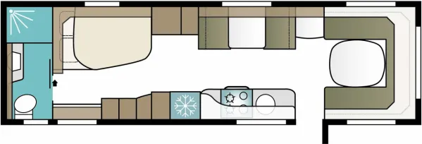 Tagesgrundriss Kabe Imperial 880 TDL E5 Tagesgrundriss Kabe Imperial 880 TDL E5