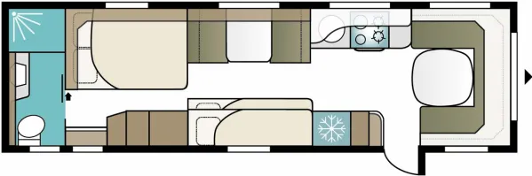 Tagesgrundriss Kabe Imperial 880 B-TDL Tagesgrundriss Kabe Imperial 880 B-TDL