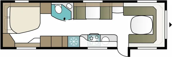 Tagesgrundriss Kabe Imperial 880 GLE B5