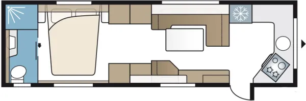 Tagesgrundriss Kabe Imperial 880 TDL FK E8