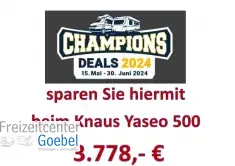 Bild 4 Knaus Yaseo 500 DK Champions Deals 2024