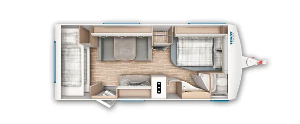 Tagesgrundriss Fendt Bianco Selection 550 SKM Tagesgrundriss Fendt Bianco Selection 550 SKM