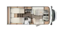 Grundriss Tag Carado T 338 Edition15 - Sehr gepflegt -