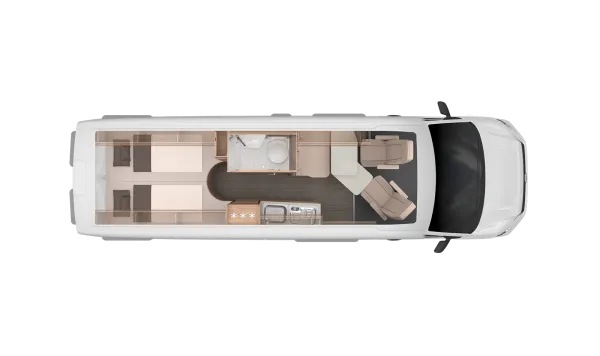 Tagesgrundriss Knaus BoxDrive 680 ME Tagesgrundriss Knaus BoxDrive 680 ME