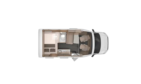 Nachtgrundriss Knaus Tourer VAN 500 MQ