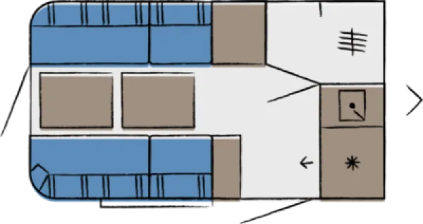 Tagesgrundriss Hobby Beachy 360