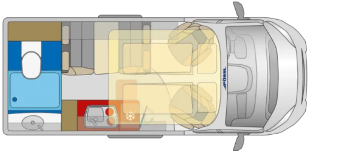 Grundriss Tag Pössl H-Line Concorde Compact PÖSSL SALE